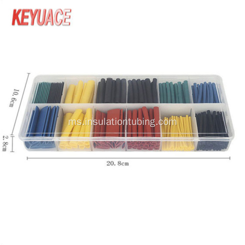 280PCS Heat Shrink Tube kit dengan kotak